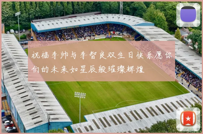 祝福李帅与李智良双生日快乐愿你们的未来如星辰般璀璨辉煌